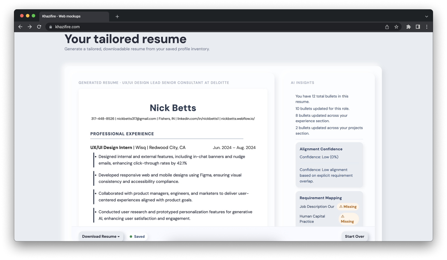 ApplIQ v7 iteration showing a more polished and refined product state.